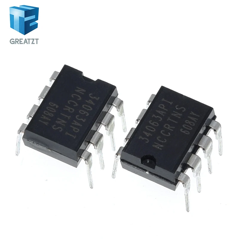 10 шт. MC34063API MC34063 34063 DIP8 DIP Boost или понижающий преобразователь постоянного