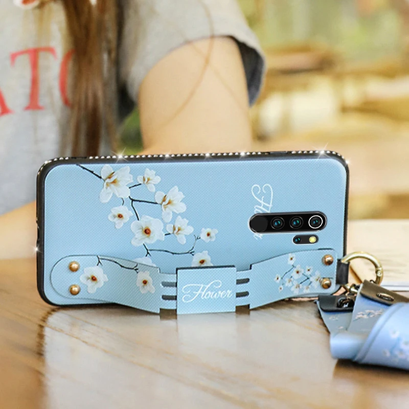 YueTuo 3d Алмазный Блестящий ремешок чехол для Xiaomi Redmi Note 8 pro note8 note8pro Оригинальный