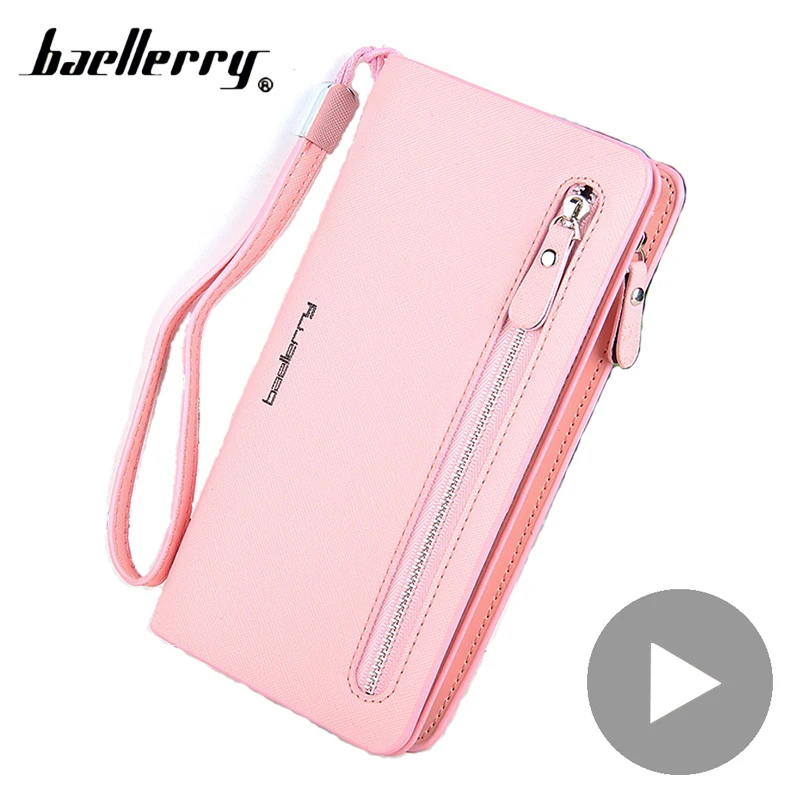 Женский клатч портмоне для девушек кошелек женская сумка телефона на молнии