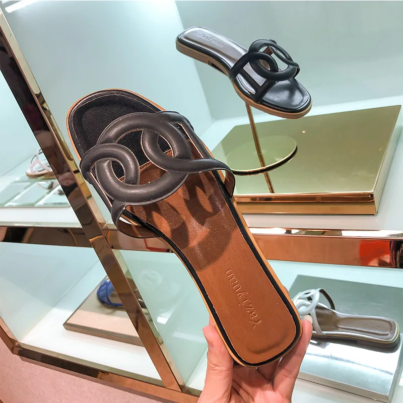 2020 женские летние пляжные праздничные тапочки простые и универсальные сандалии