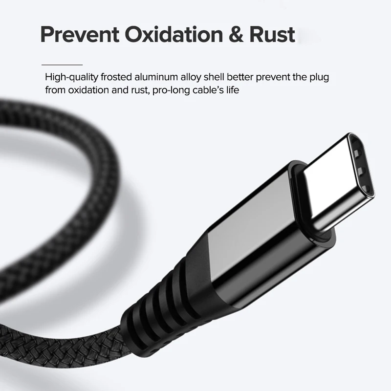 USB Type C to Cable For Redmi K20 Note 7 Pro Quick Charge 60W PD Fast USB-C for Samsung S9 S10 Huawei P10 | Мобильные телефоны и