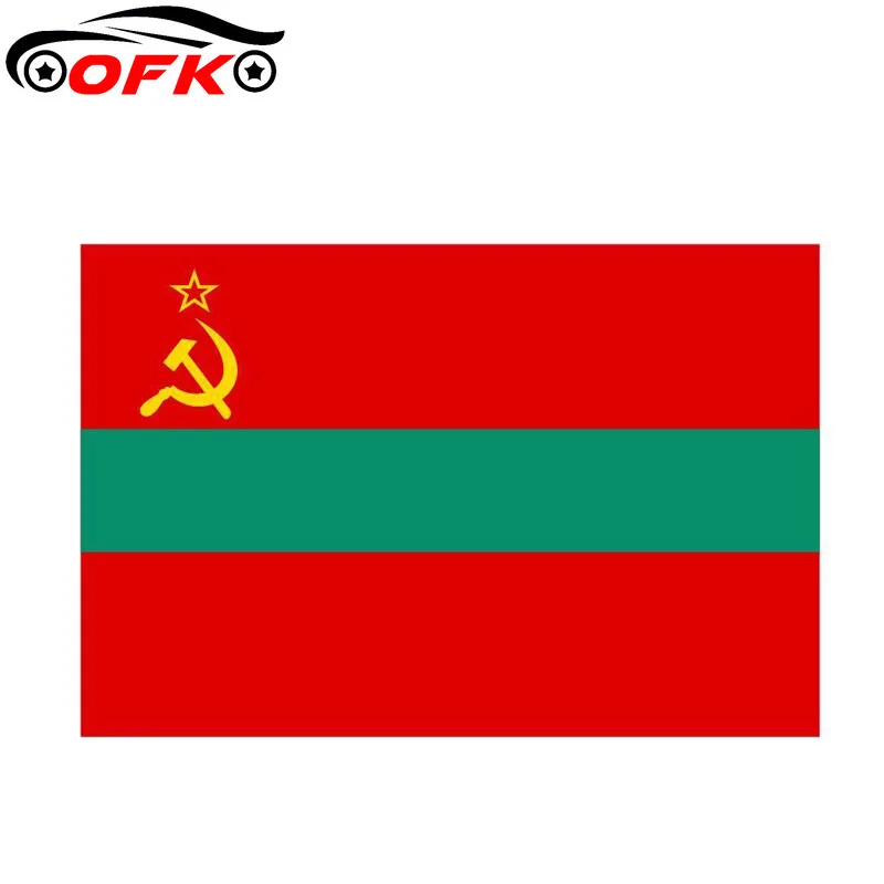 

Car Styling Flag Transnistria Decal Sticker Windows Accessories 16.1CM*11CM