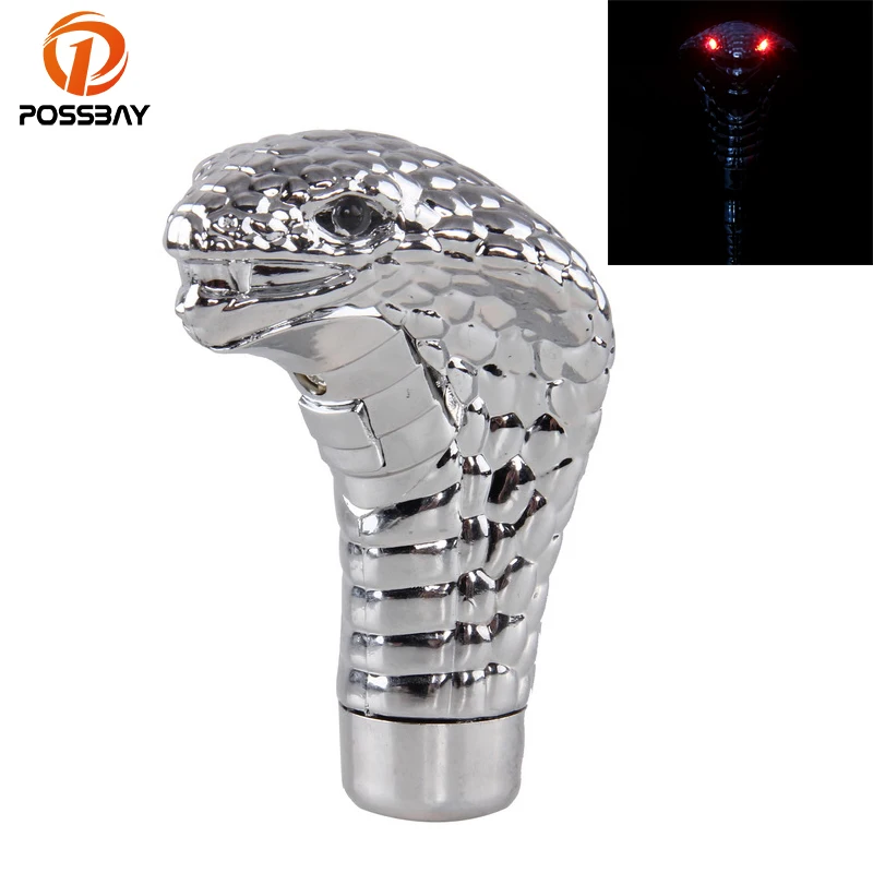 Универсальная крутая змеевидная ручка переключения передач POSSBAY с красными