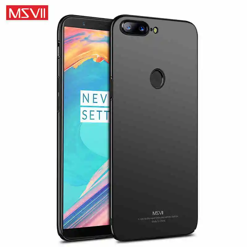 one plus 5 t case cover msvii silm scrub coque for oneplus 5 t case oneplus5 t hard pc back cover for oneplus 5t phone cases free global shipping