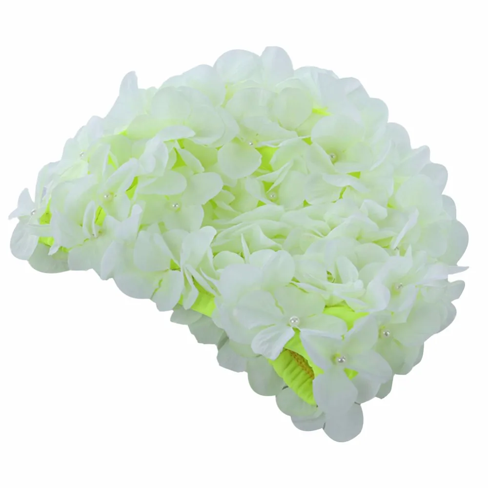 

Colorful Outdoor Swimming Hat Women Flowers Design Bath Cap For Long Hair Water Sports Cap