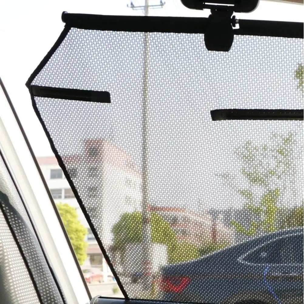 

Auto Retractable Car Side Window Sunshades Car Lift Sun Blind Shade Protection Visor Window Curtain Sunshade Film Rear Roll Y6S9