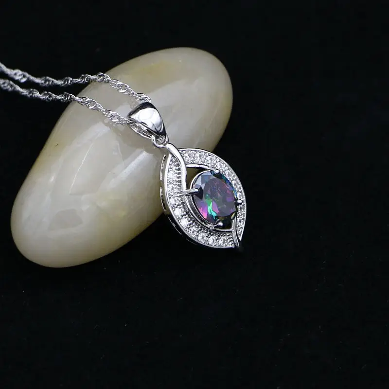 Мистик Радуга Кубический Цирконий ювелирные наборы