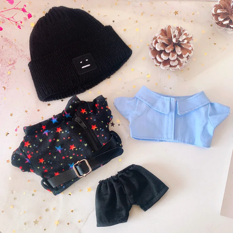 

Xiao zhan Idol Star Coat Short Suit 20cm Doll Clothes Star Puppet Dress Up Clothes