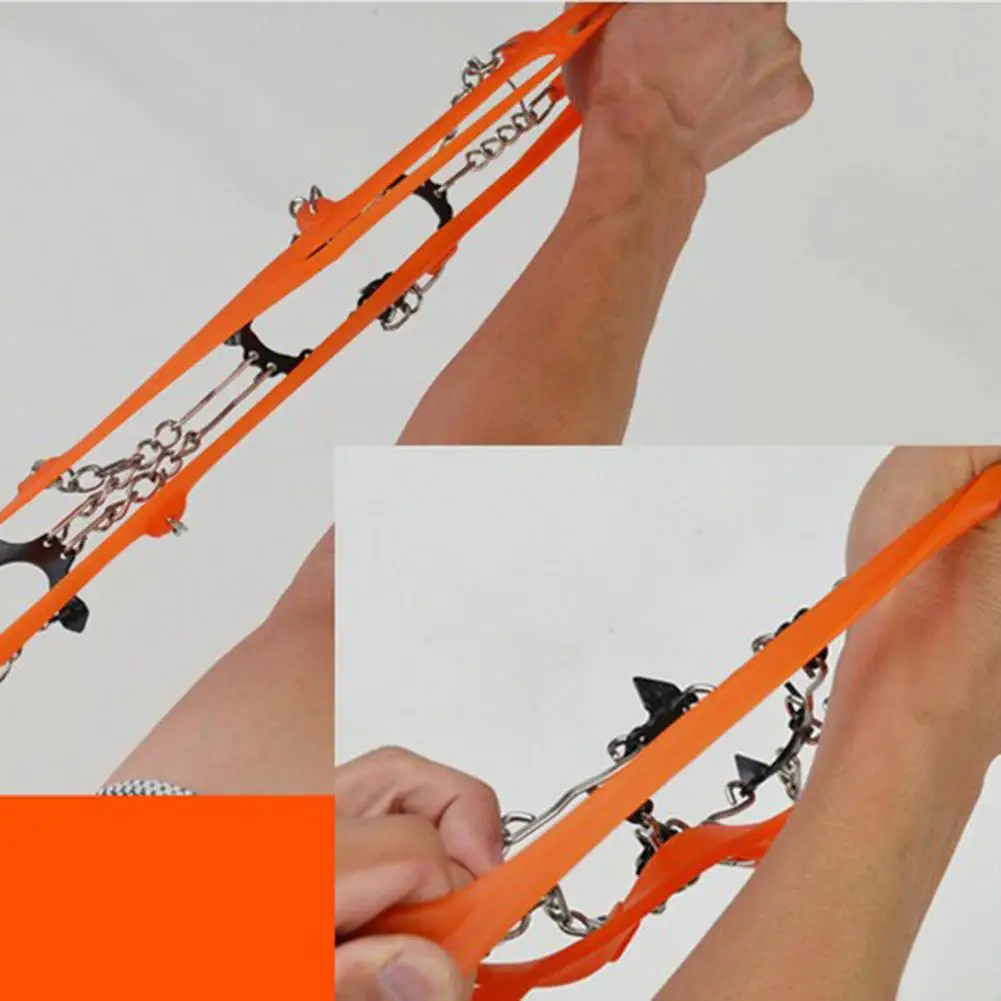 Универсальный силиконовый лед без скольжения шипы для снежной обуви ручки