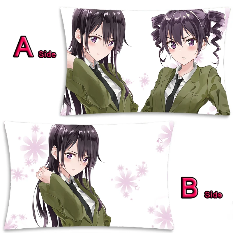 Аниме цитрусовые Aihara Yuzu Aihara Mei милый Dakimakura длинная подушка для объятий чехол кровать подушка Pilow крышка 2WAY 35x55 см