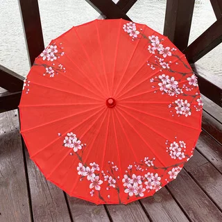 

70 см зонт для танцев автомобиля, зонт из древней масляной бумаги, женский дождь, Солнцезащитный классический зонт в китайском стиле