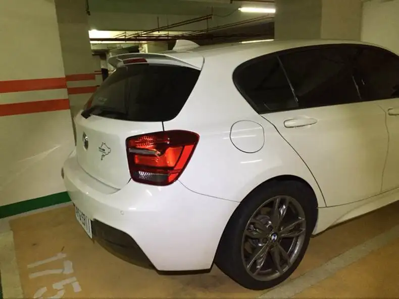 Спойлер для BMW F20 F21 2012-2015 1 серии 116i 120i 118i M135i спойлер из АБС-материала заднего крыла