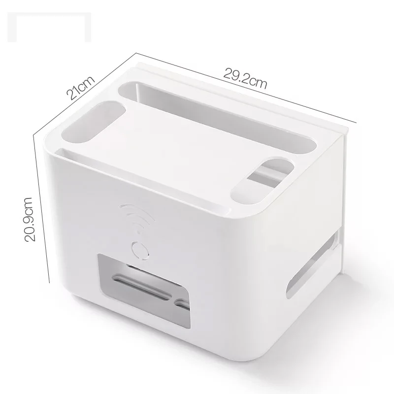 

Removable Cover Design wifi box Cable Tidy Storage Box Power Switch Easy to Heat Emission Prevent Dust S6S11L68