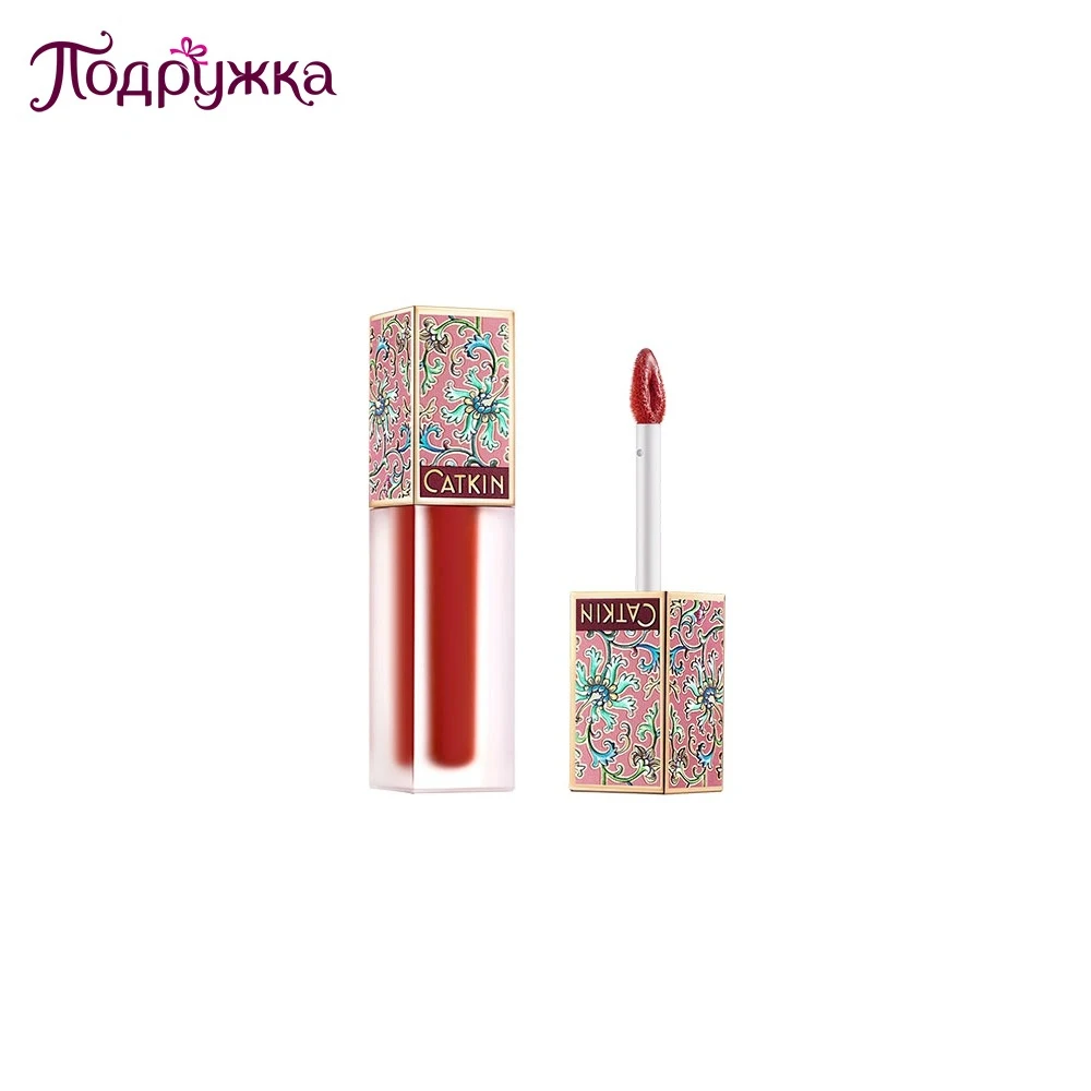 Помада для губ CATKIN LONGLASTING SEMI-MATTE LIPSTICK стойкая полуматовая жидкая - купить по