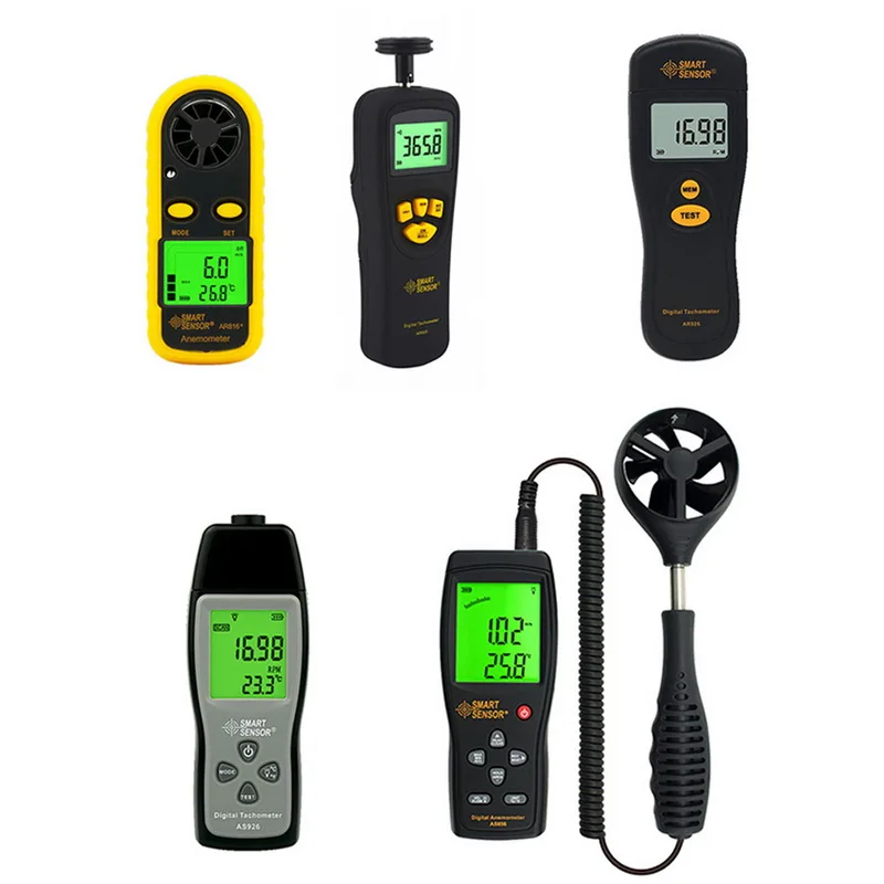 Бесконтактный цифровой измеритель скорости вращения Фото Тахометр