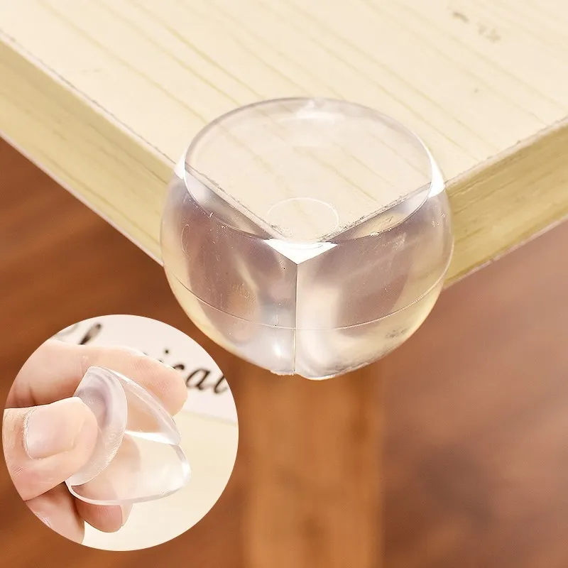 Protector de esquina de Mesa de Seguridad para beb&eacute;, cubierta de protecci&oacute;n de &aacute;ngulo Anticolisi&oacute;n de silicona, protectores de bordes y esquinas, seguridad para ni&ntilde;os, 10 unids/lote-1