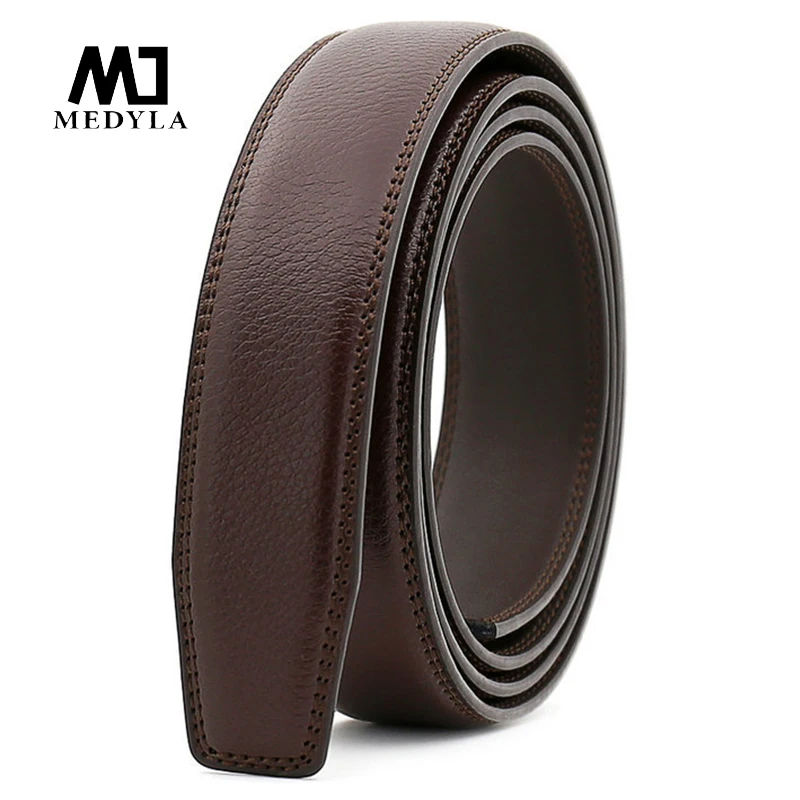 Fashion Business Leather Belt for Men's DIY Assembly Suit Belt 130cm Men Belt Sturdy Metal Buckle Soft Leather Men's Accessories