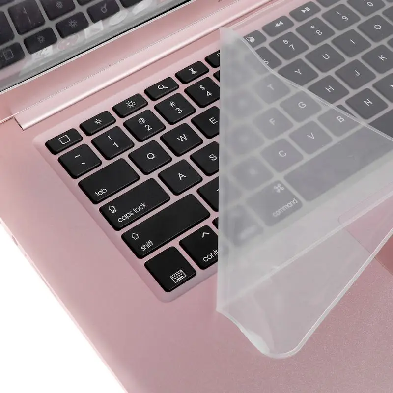 

Keyboard Cover Universal Protector Waterproof Skin Keypad Clear Protective Film Silicone Notebook Laptop PC Computer 15"