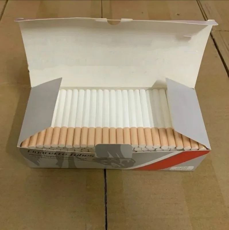 

8MM Caliber Cigarette Accessories Empty Pipe 200 PCS Smoking Tool