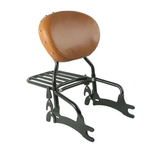 Подставка под спинку мотоцикла Сисси Бар с подкладкой багажная стойка для