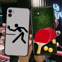 pingpong phone cases for iphone 13 pro max case 12 11 pro max 8 plus 7plus 6s xr x xs 6 mini se mobile cell