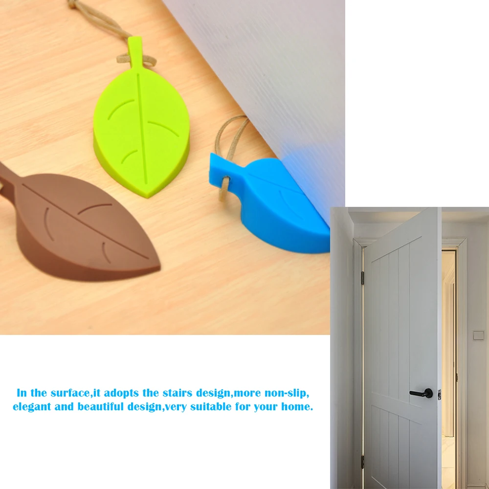 1 шт милые Мультяшные защитный блоки для мебели лист Стиль двери безопасный