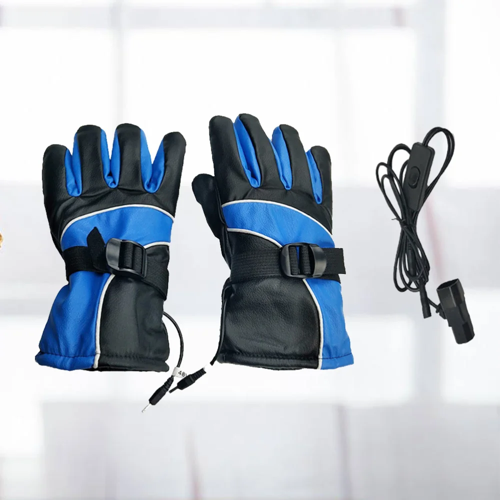 

Motorcycle Riding Electric Heating Charging Cable Heated Warm Touch Screen Thermal Finger Protection Cover