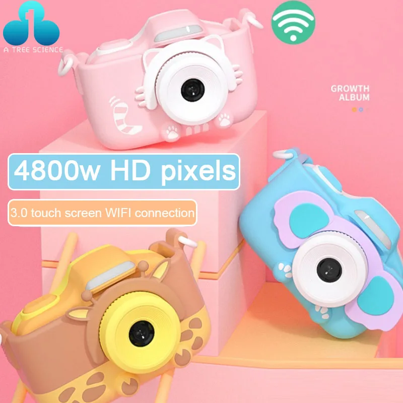 

Детская игрушечная камера с возможностью съемки 3,0 Сенсорный экран камера для малышей 4800 Вт SLR детский подарок на день рождения
