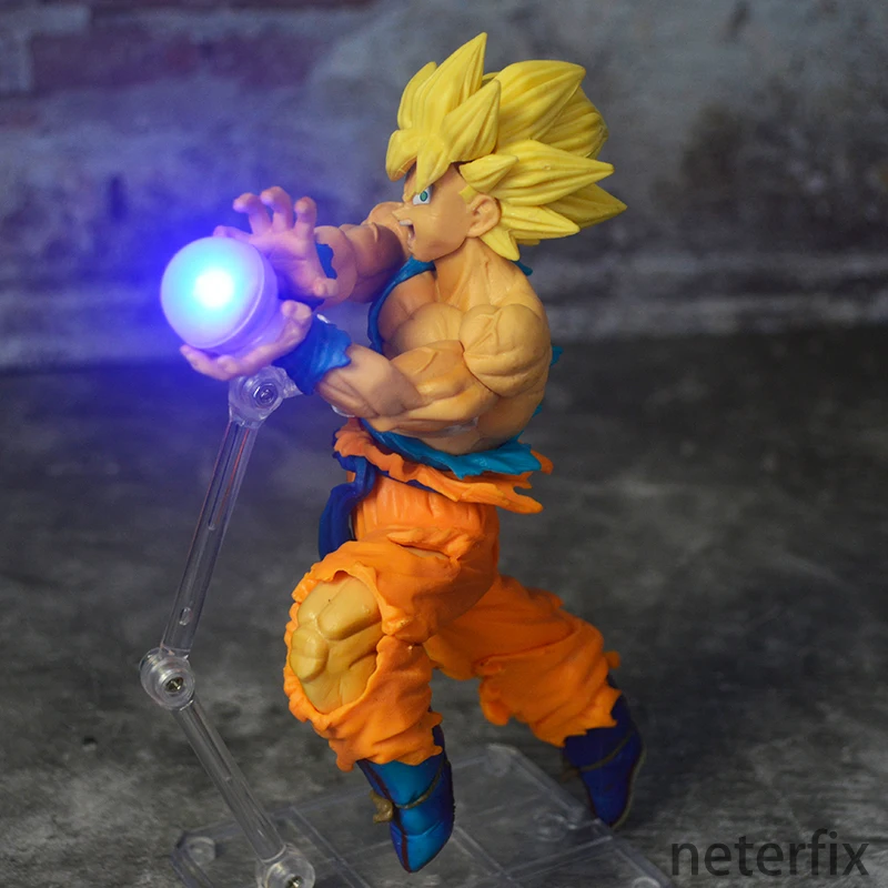 Супер Saiyan 2 Сон Гоку модель Dragon Ball Z Budokai Аниме Коллекция экшн 21 см фигурка ПВХ