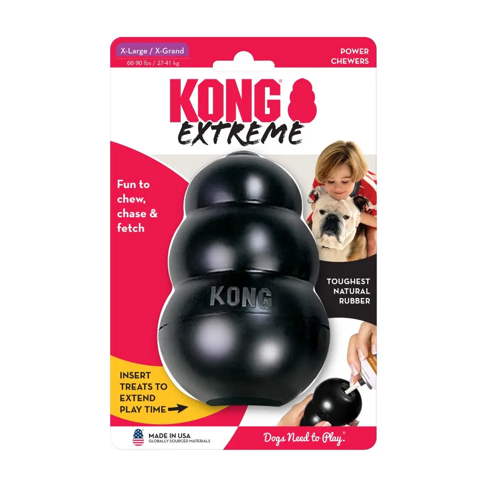 XL-Size KONG Extreme Dog Chew Toy Collection Up to 60-90lbs(27-41kg)