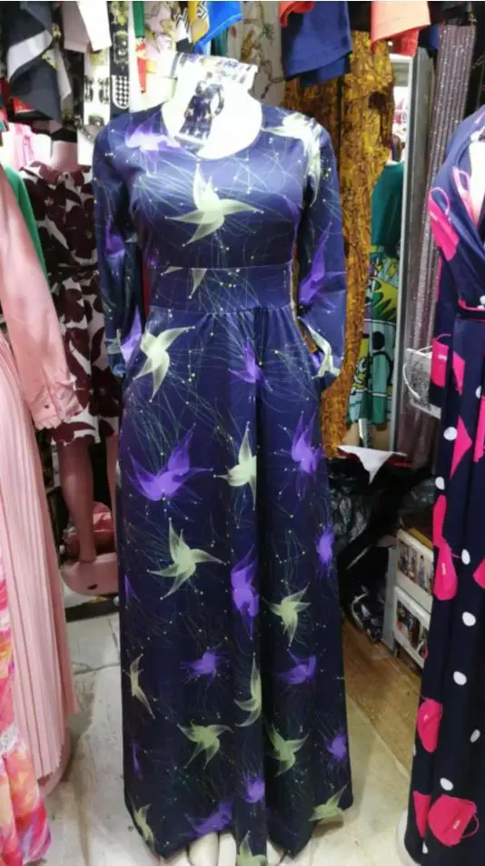 African Dress for Women Africa Print Clothing Bazin Traditional Dashiki Danshiki Tunic Party Boho Maxi | Тематическая одежда и