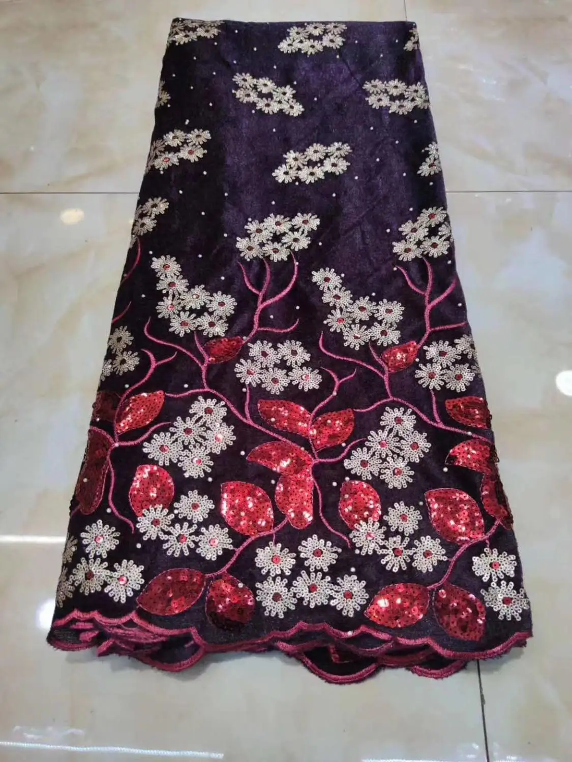 

Горячая бархатная сетчатая кружевная ткань с разноцветными блестками французский африканский нигерийский новейший дизайн высокое качест...