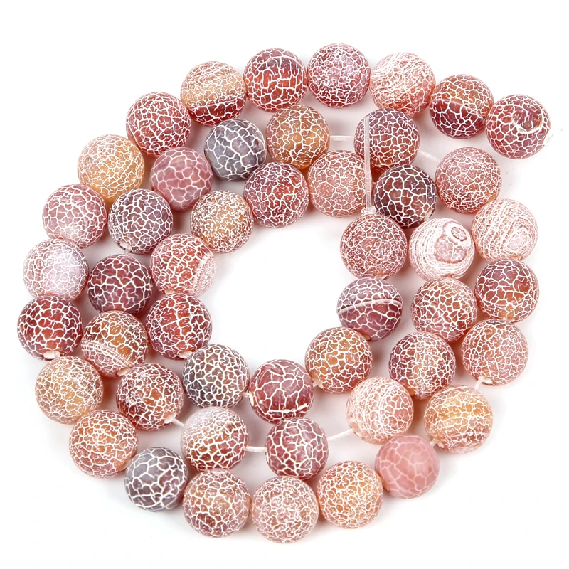 Бусины из натурального камня 4-12 мм круглые матовые красные состаренный камень |