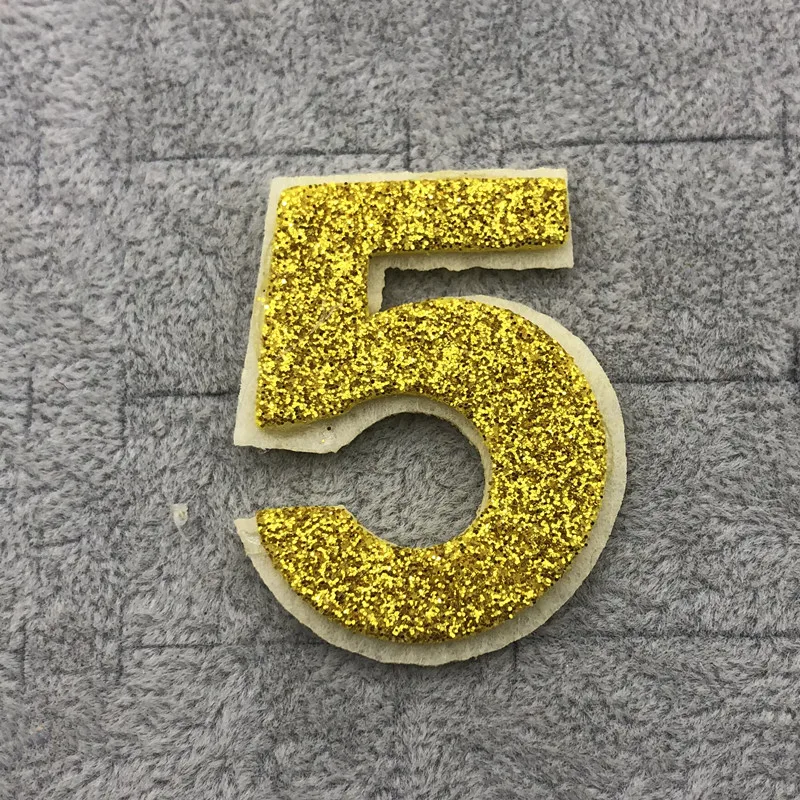 1 шт. номер 0-8 синий золотой детский праздничный колпак блестящая корона принцессы на первый день рождения повязка на голову новорожденный Декор детские подарки - Цвет: gold 5