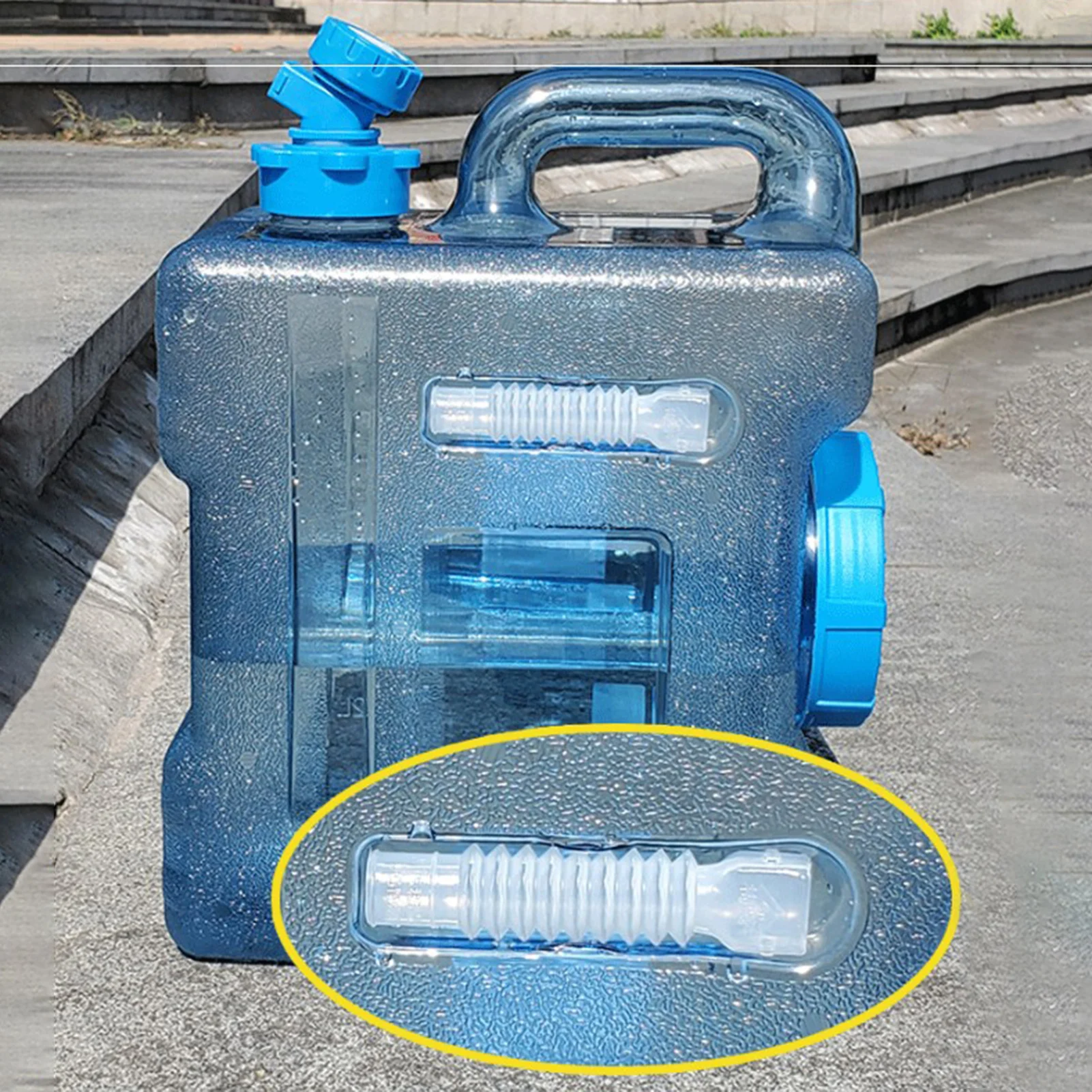 Портативный походный резервуар для воды емкость вождения автомобиля