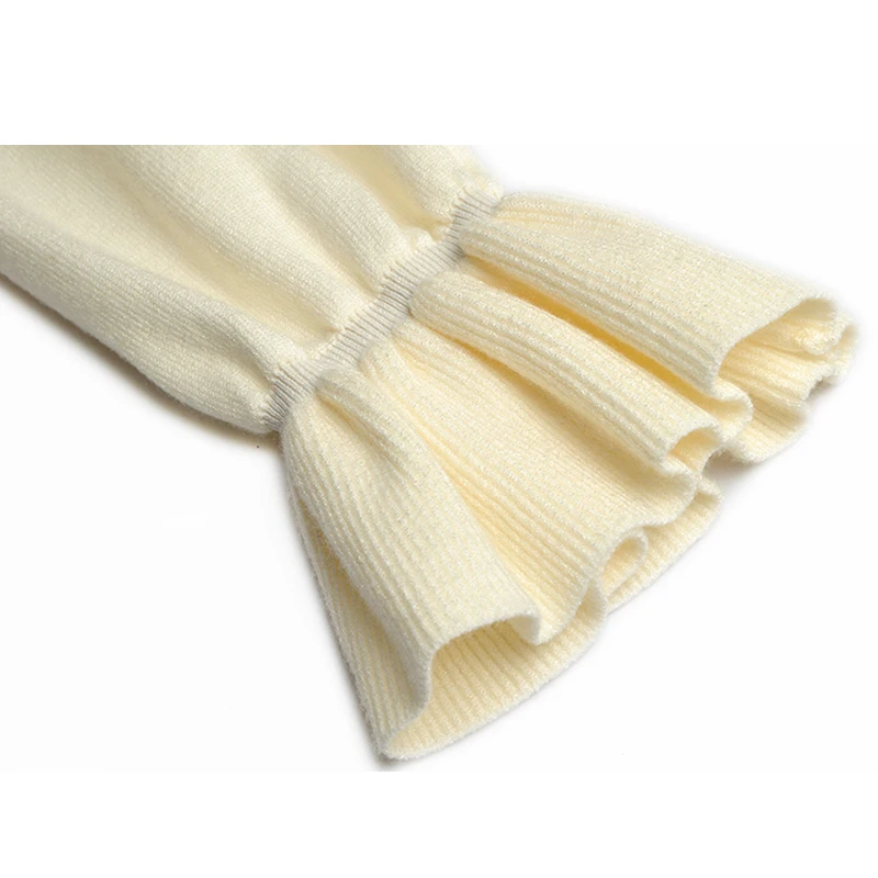 

SEQINYY Sweet Dress 2021 Spring Autumn New Fashion Design Women Runway Knitting Beautiful Buttons Midi Elegant A-line Belt