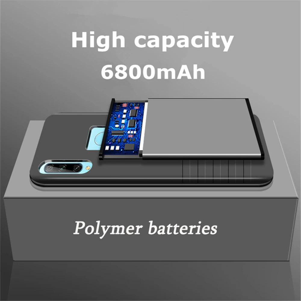 Внешнее зарядное устройство NTSPACE 6800 мАч чехлы для Huawei Y9 Prime 2019 чехол батареи