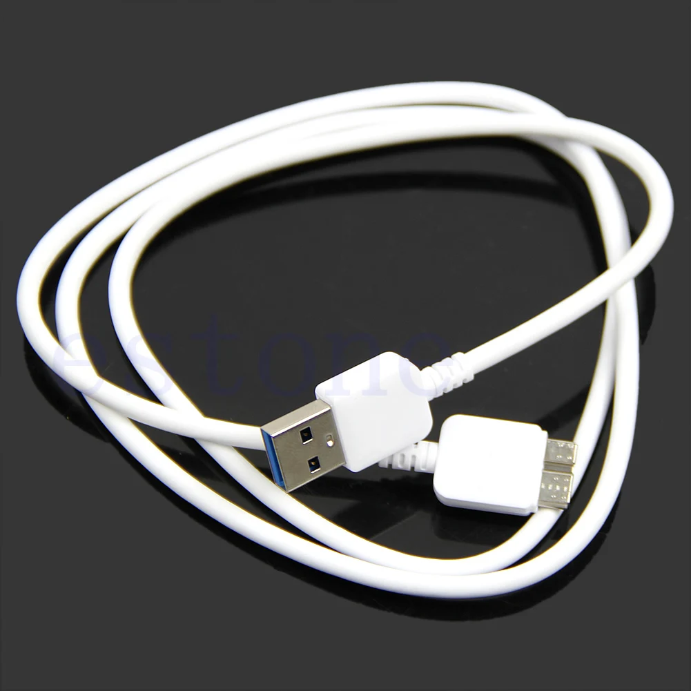 

Note 3 III N9000 S5 Micro USB 3.0 White Data Charger Cable NEW R91A