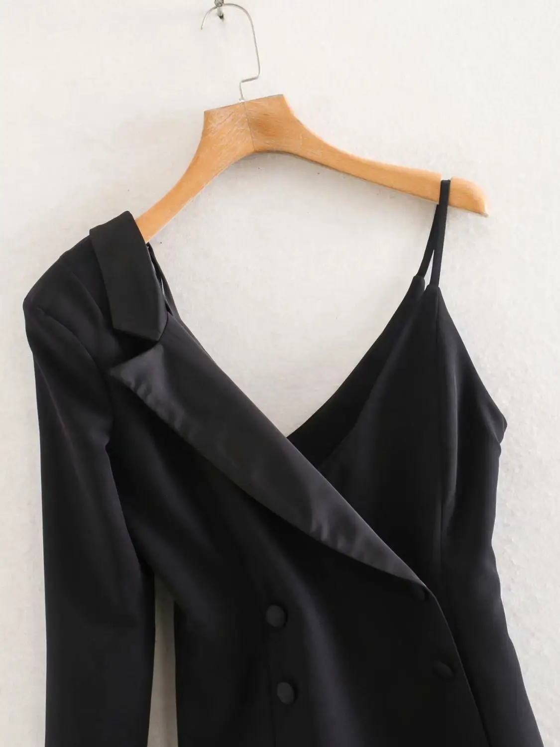 Женский сексуальный однобортный костюм на одно плечо дизайнерское платье