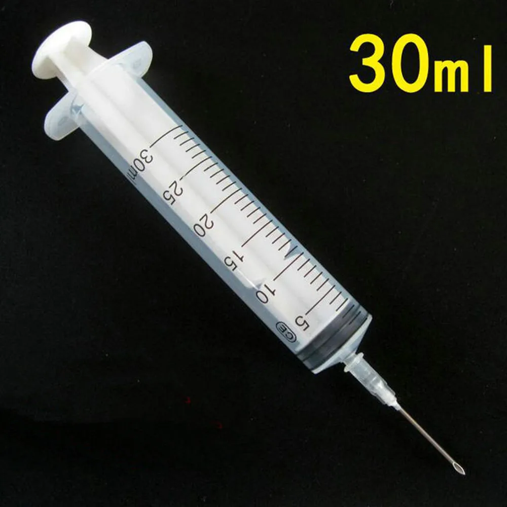 

10pcs 20ml 30ml 50ml Sterile Disposable Plastic Liquid Dispenser Syringe Needle, injection syringe for human