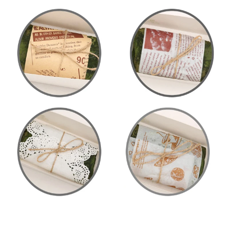 50 шт. коробки для тортов из крафт-бумаги с окном спасибо хлебобулочных изделий