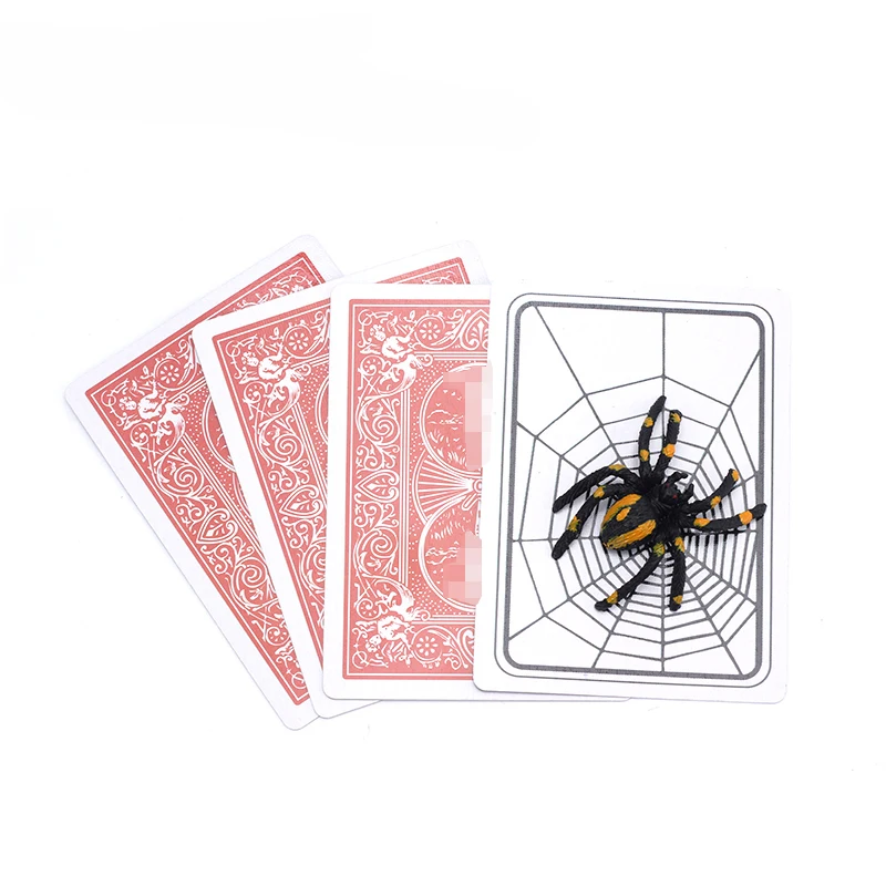 Spider And Net Magic Trick The Web Cards Props Tricks Toys Magician Gimmick Illusion | Игрушки и хобби