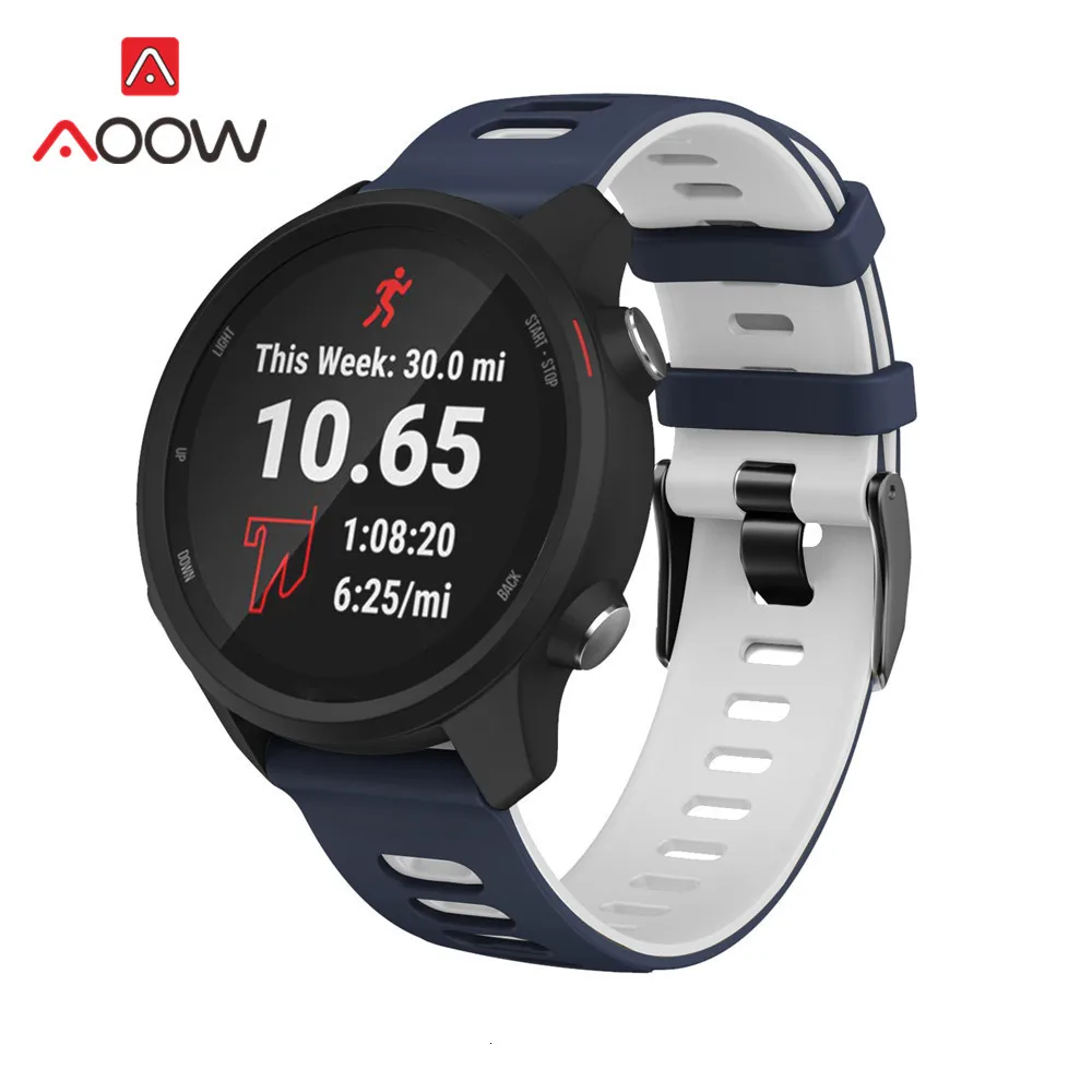 20 мм спортивный силиконовый ремешок для часов samsung Galaxy Watch Active2 40 мм 44 мм 42 мм Active 2 Garmin Amazfit huawei Band ремешок Correa