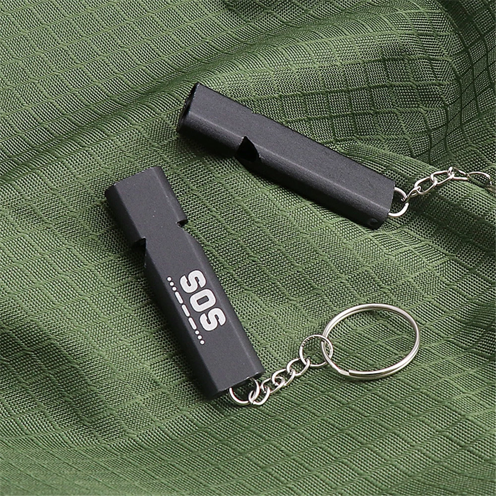 1% 2F2pcs Outdoor Camping Survival Whistle Frequency Whistle Многофункциональный Portable Tool SOS Earthquake Emergency Whistle
