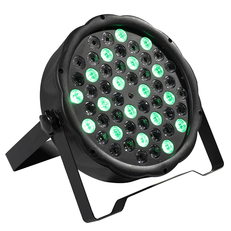 Быстрая светодиодный 54x3 Вт RGBW светодиодный плоский Par RGBW Смешивание цветов DJ Wash светильник сценический светильник ing KTV Disco DJ DMX512