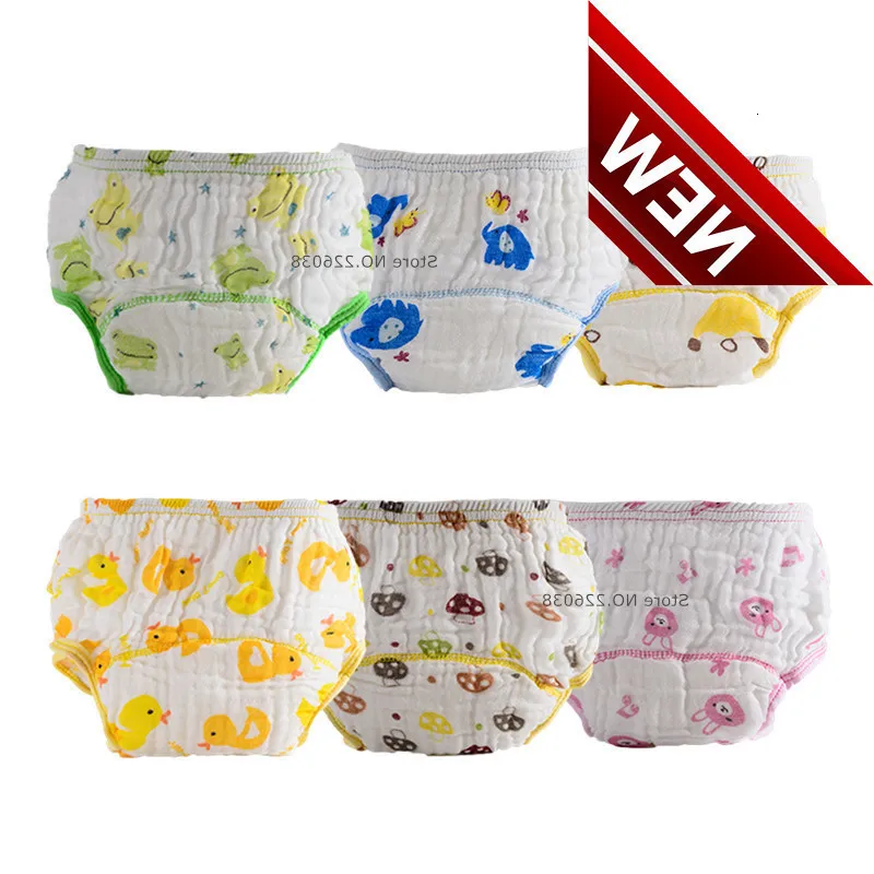Детское нижнее белье 6 слоев тканевый подгузник для маленьких мальчиков и