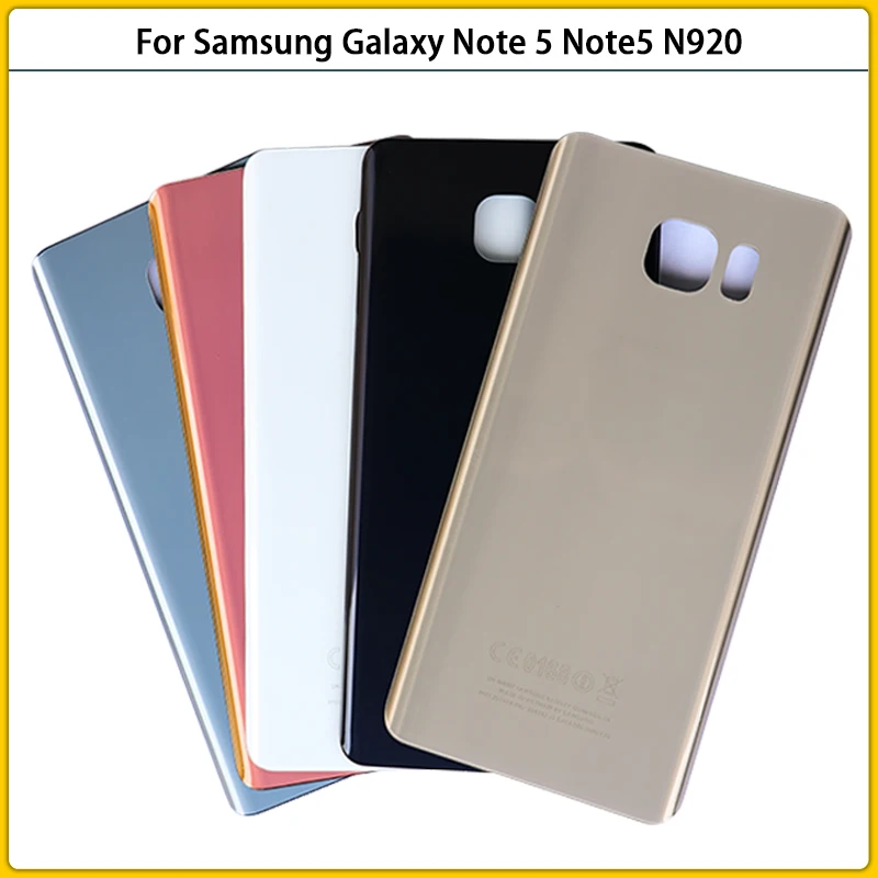 10 шт в упаковке новая Note 5 задний корпус чехол для Samsung Galaxy N920 N920F Крышка
