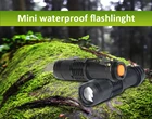 Мини-фонарик Q5, светодиодный фонарик высокой мощности, тактический портативный светодиодный фонарик высокой мощности для кемпинга, охоты