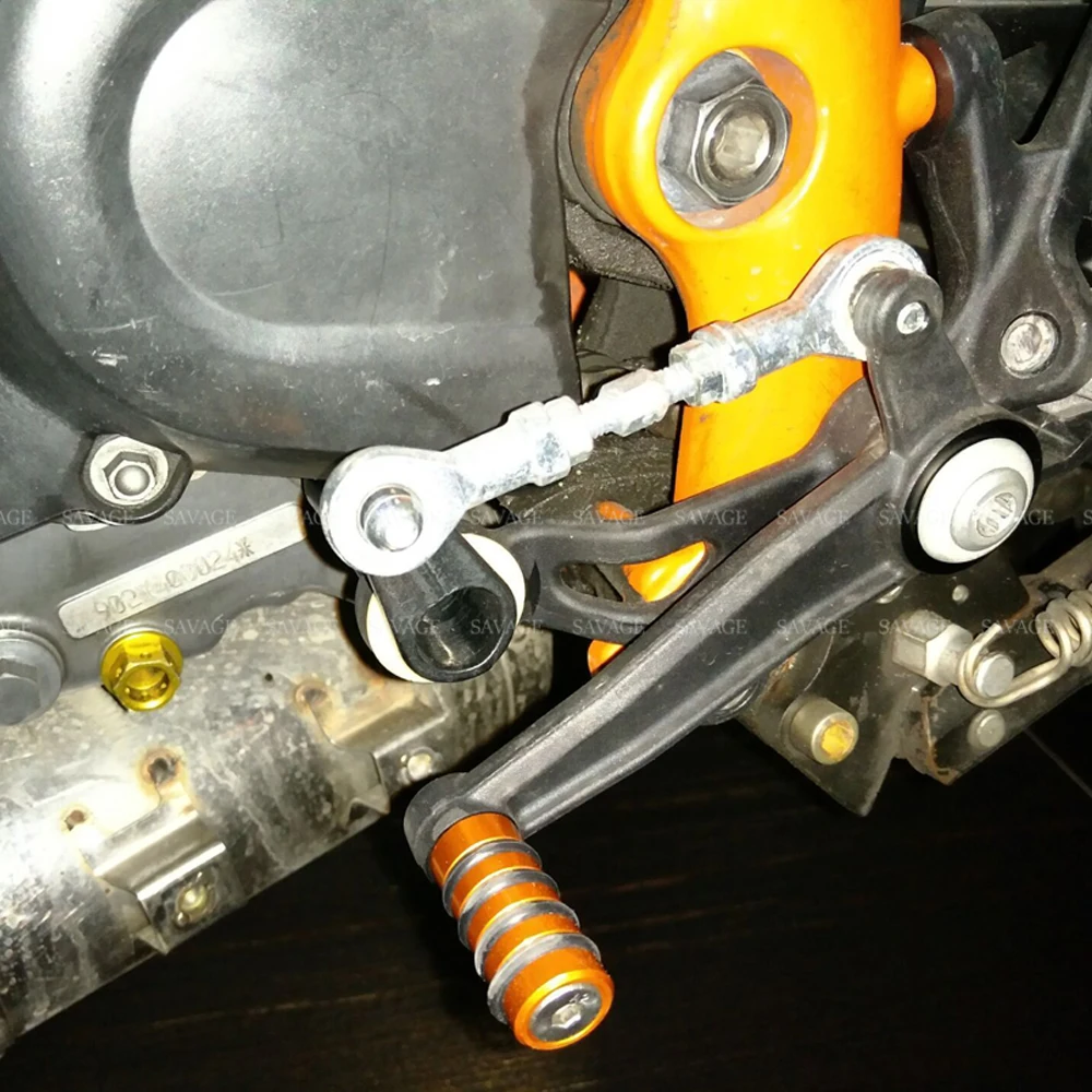 Педаль тормоза рычаг переключения передач подножки ступенчатый штифт для 690 DUKE R