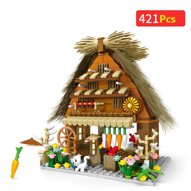 Японский город улица сцена серия магазин одежды цветочный удобный строительные